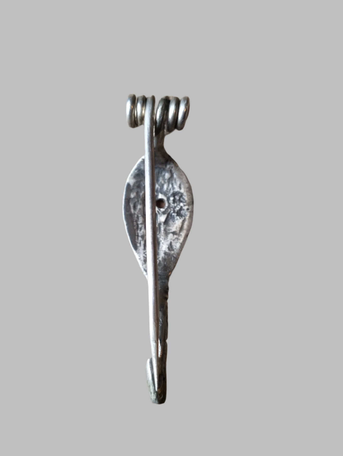 Roman first century solid silver brooch