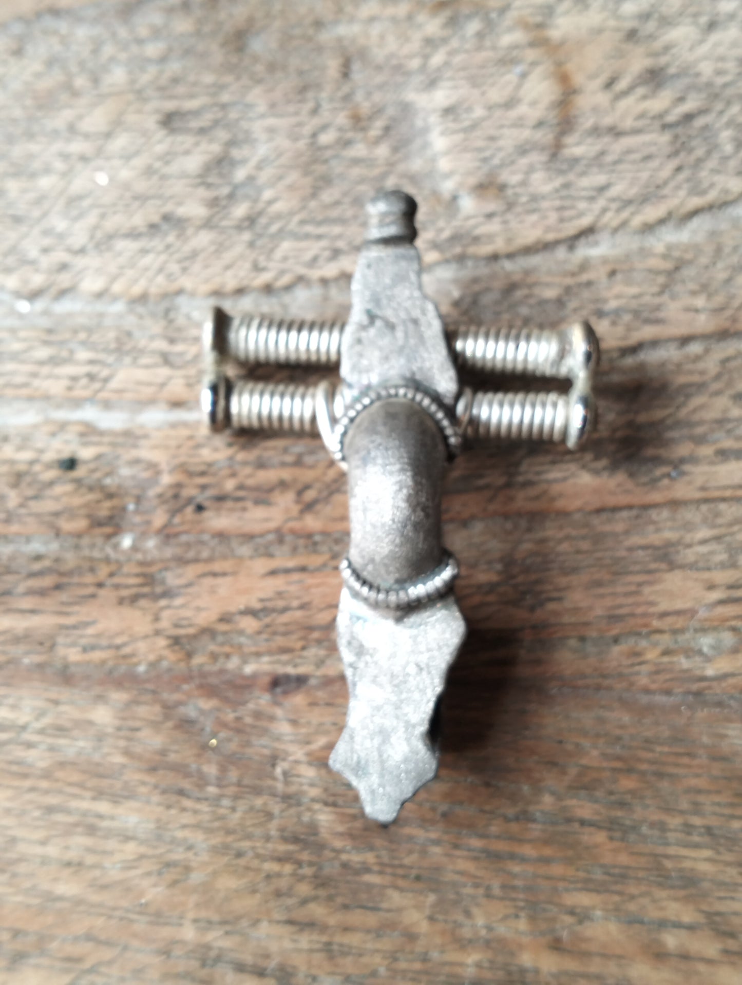 Roman Silver Dual spring brooch