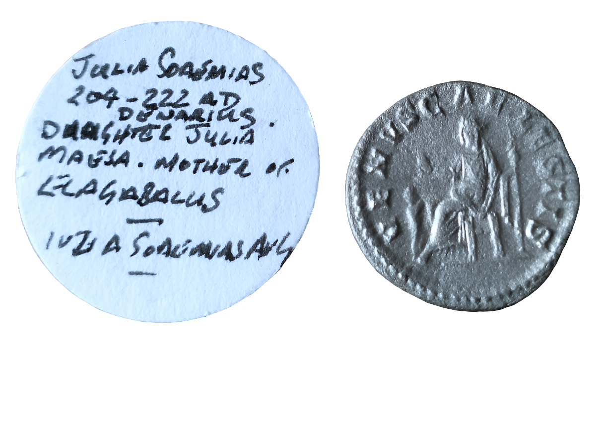 Julia Soaermias 204-222 Denarius