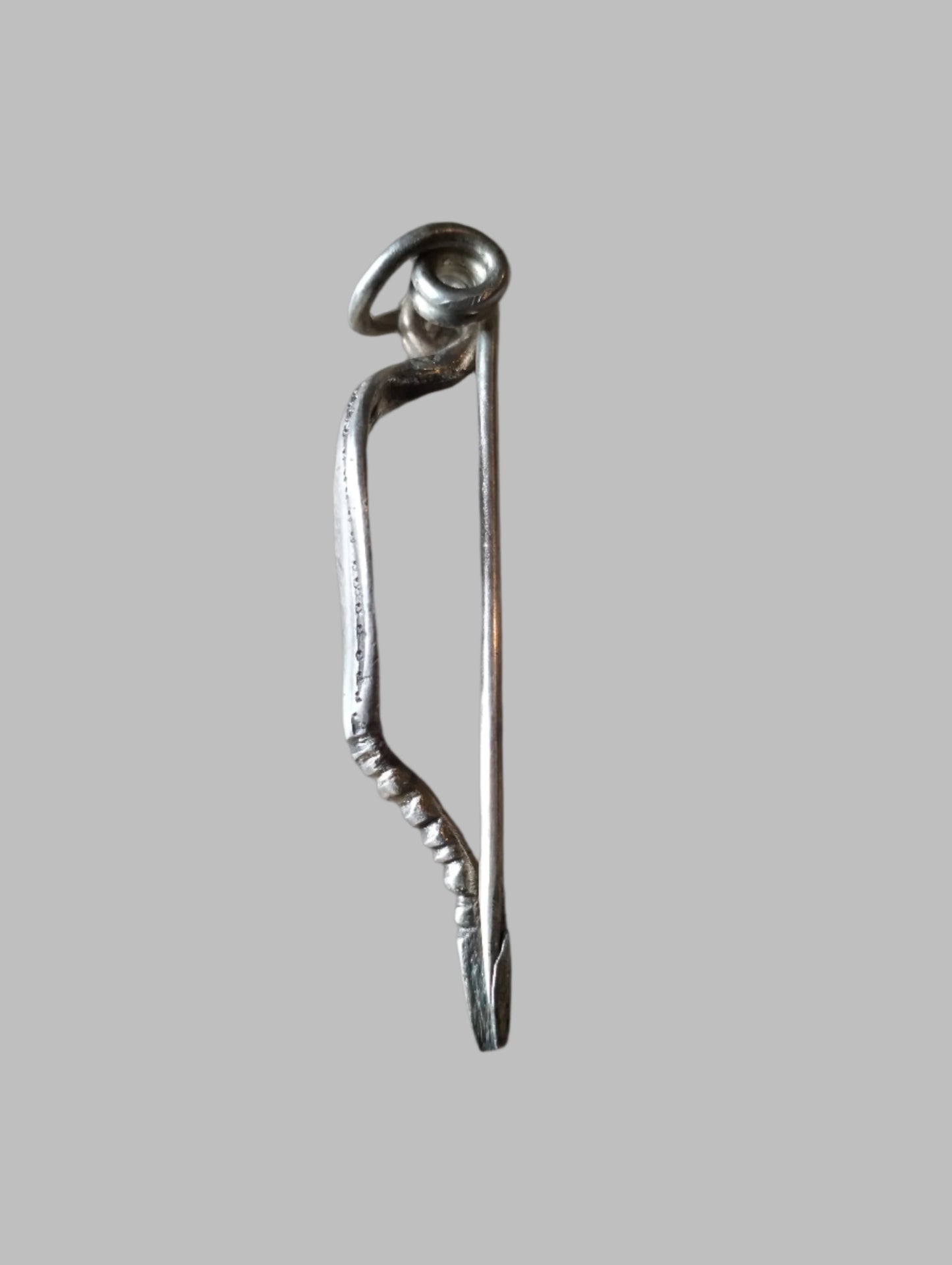 Roman first century solid silver brooch